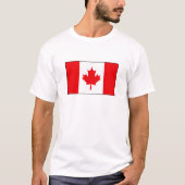 Canadese vlag T-shirts en cadeaus (Voorkant)