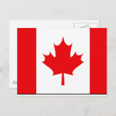 Canadese vlag T-shirts en cadeaus Briefkaart (Voorkant / Achterkant)