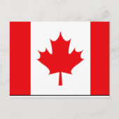 Canadese vlag T-shirts en cadeaus Briefkaart (Voorkant)