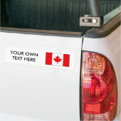 Canadese vlag T-shirts en cadeaus Bumpersticker (Op Truck)
