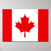 Canadese vlag T-shirts en cadeaus Poster (Voorkant)