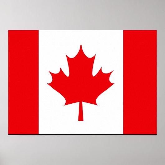 Canadese vlag T-shirts en cadeaus Poster (Voorkant)