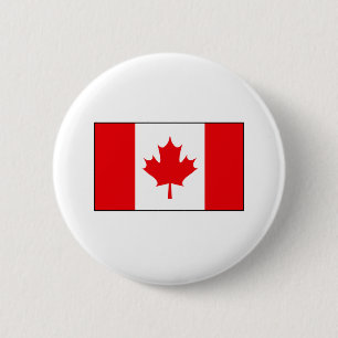 Canadese vlag T-shirts en cadeaus Ronde Button 5,7 Cm