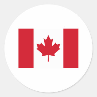 Canadese vlag T-shirts en kleding Ronde Sticker