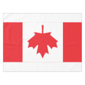 Canadese vlag tafelkleed (Voorkant (Horizontaal))