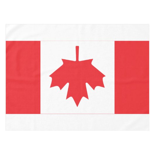 Canadese vlag tafelkleed (Voorkant (Horizontaal))