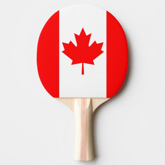 Canadese vlag tafeltennisbatje (Voorkant)
