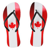 Canadese vlag teenslippers (Voetbed)