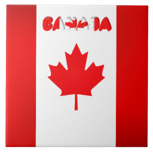 Canadese vlag tegeltje