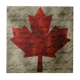 Canadese vlag tegeltje