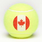 Canadese vlag tennisballen (Achterkant)