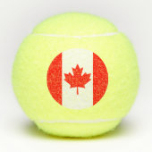 Canadese vlag tennisballen (Voorkant)