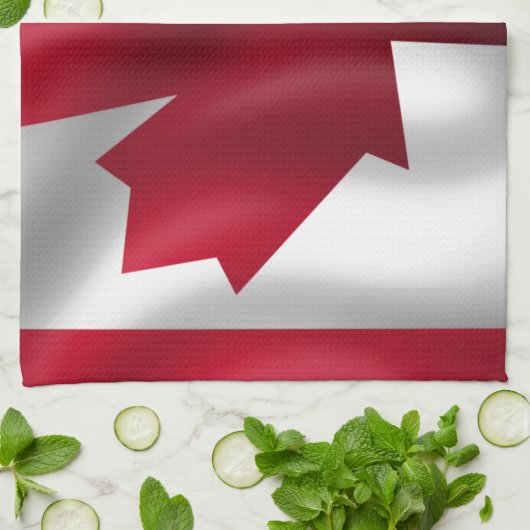 Canadese vlag theedoek (Gevouwen)