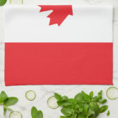 Canadese vlag theedoek (Gevouwen)