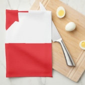 Canadese vlag theedoek (Quarter Fold)