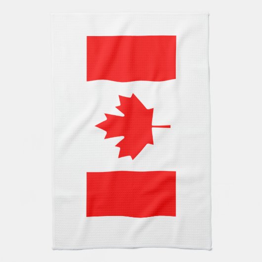 Canadese vlag theedoek (Verticaal)