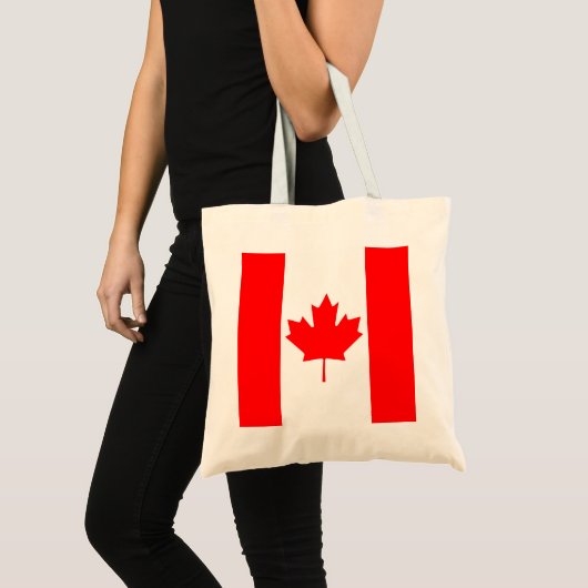 Canadese vlag tote bag (Voorkant (product))