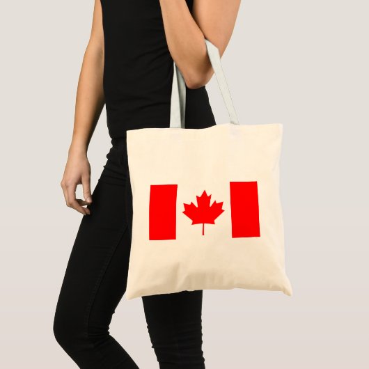 Canadese vlag tote bag (Voorkant (product))