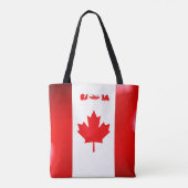 Canadese vlag tote bag (Achterkant)