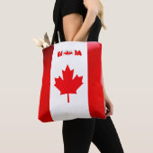 Canadese vlag tote bag (Dichtbij)