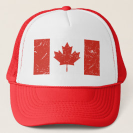 Canadese vlag trucker pet