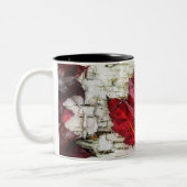 Canadese vlag tweekleurige koffiemok (Links)