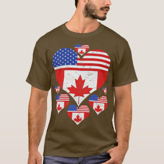 Canadese vlag U T-shirt