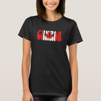 Canadese Vlag Vakantie Souvenir Canadese Noord Ame T-shirt