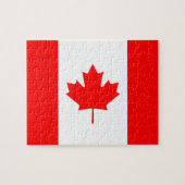 Canadese vlag van Canada Maple Leaf Legpuzzel (Horizontaal)
