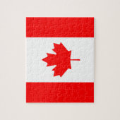 Canadese vlag van Canada Maple Leaf Legpuzzel (Verticaal)