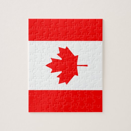Canadese vlag van Canada Maple Leaf Legpuzzel (Verticaal)