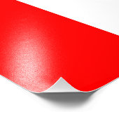 Canadese vlag van Canada Red Maple Leaf l'Unifolié Foto Afdruk (Hoek)