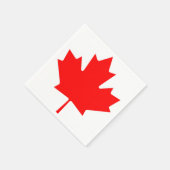 Canadese vlag van Canada Red Maple Leaf Napkins Servet (Hoek)