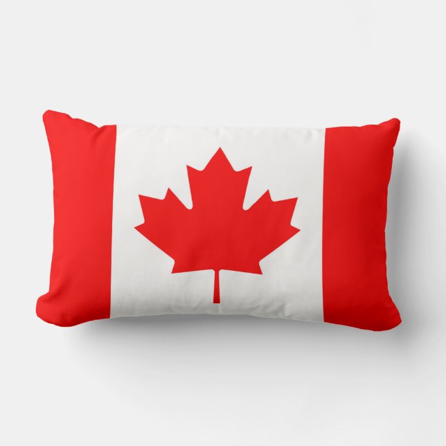 Canadese Vlag van Canada Rode Esdoornblad Kussen (Voorkant)