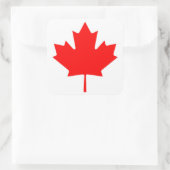 Canadese vlag van Canadese Stickers met rode makre (Tas)