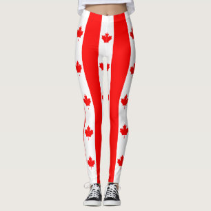 Canadese vlag van de Canadese Leggings van rode Ma