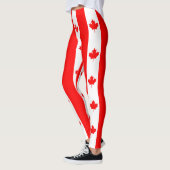 Canadese vlag van de Canadese Leggings van rode Ma (Links)