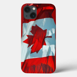Canadese vlag van een Canadese aple Leaf Patriotic Case-Mate iPhone Case