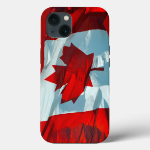 Canadese vlag van een Canadese aple Leaf Patriotic iPhone 13 Hoesje