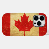 Canadese Vlag Vintage Ontwerp Case-Mate iPhone Case (Achterkant (horizontaal))