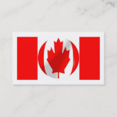Canadese vlag visitekaartje (Voorkant)