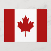 Canadese vlag, vlag van Canada Briefkaart (Voorkant)