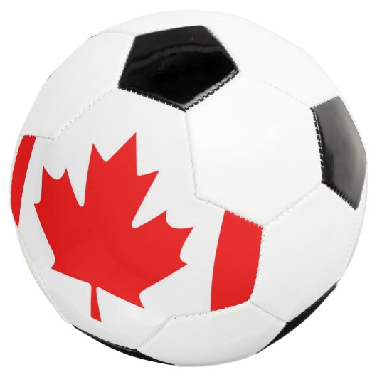 Canadese vlag voetbal (Drie kwart)
