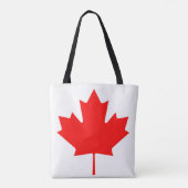 Canadese vlag voor All-Over-Print Canvas tas (Achterkant)