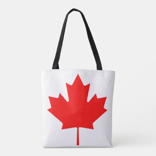 Canadese vlag voor All-Over-Print Canvas tas (Achterkant)