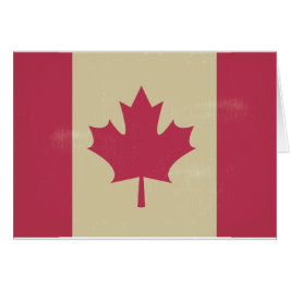 canadese vlag voor grunge