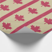 canadese vlag voor grunge cadeaupapier (Hoek)