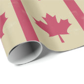 canadese vlag voor grunge cadeaupapier (Rol Hoek)