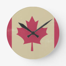 canadese vlag voor grunge