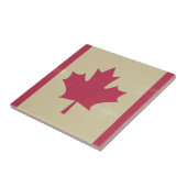 canadese vlag voor grunge tegeltje (Zijkant)